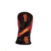 USC Trojans Black SC Interlock Heritage Wood #1 Driver Cover